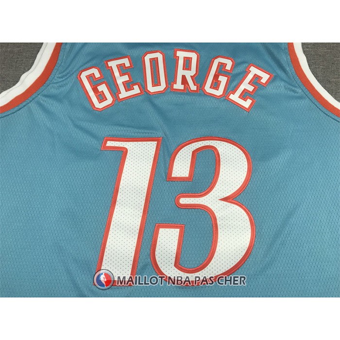 Maillot Los Angeles Clippers Paul George NO 13 Ville 2021-22 Bleu